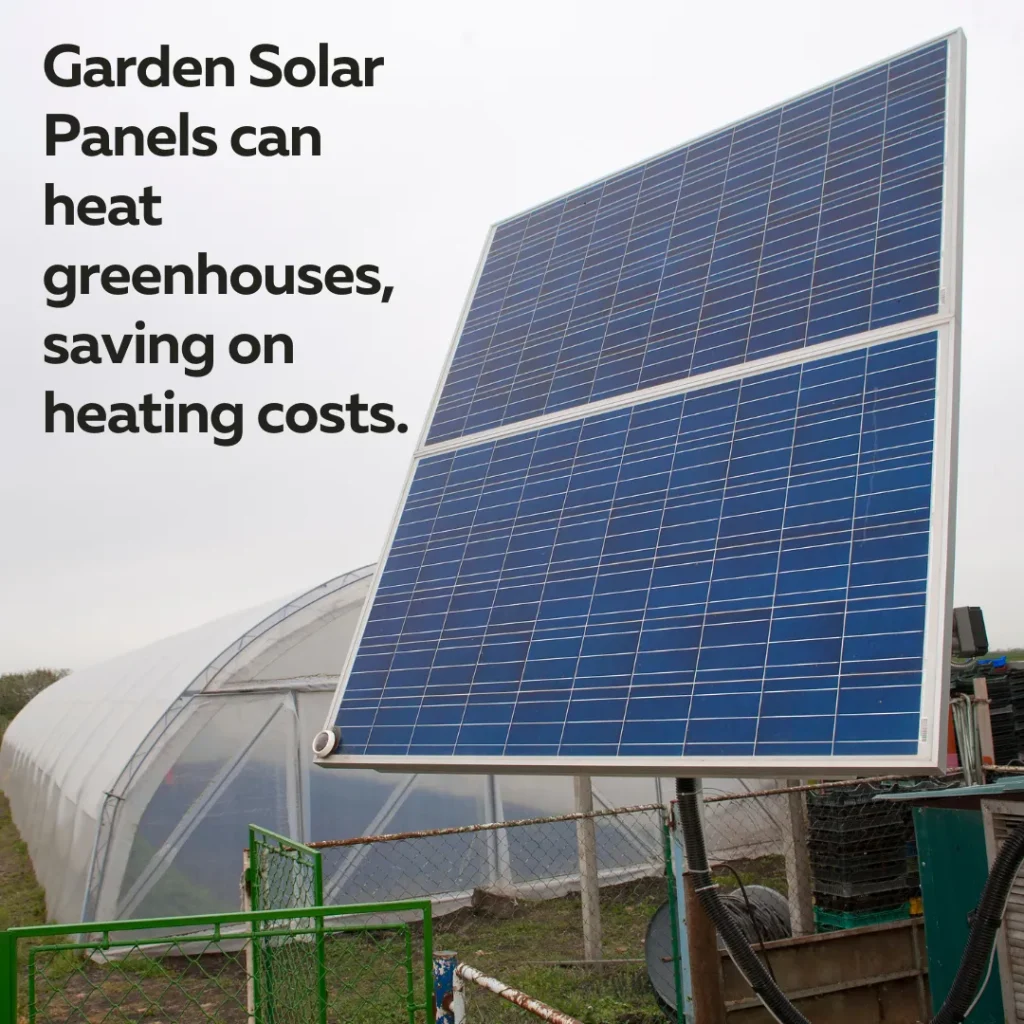 solar panels for greenhouse heating