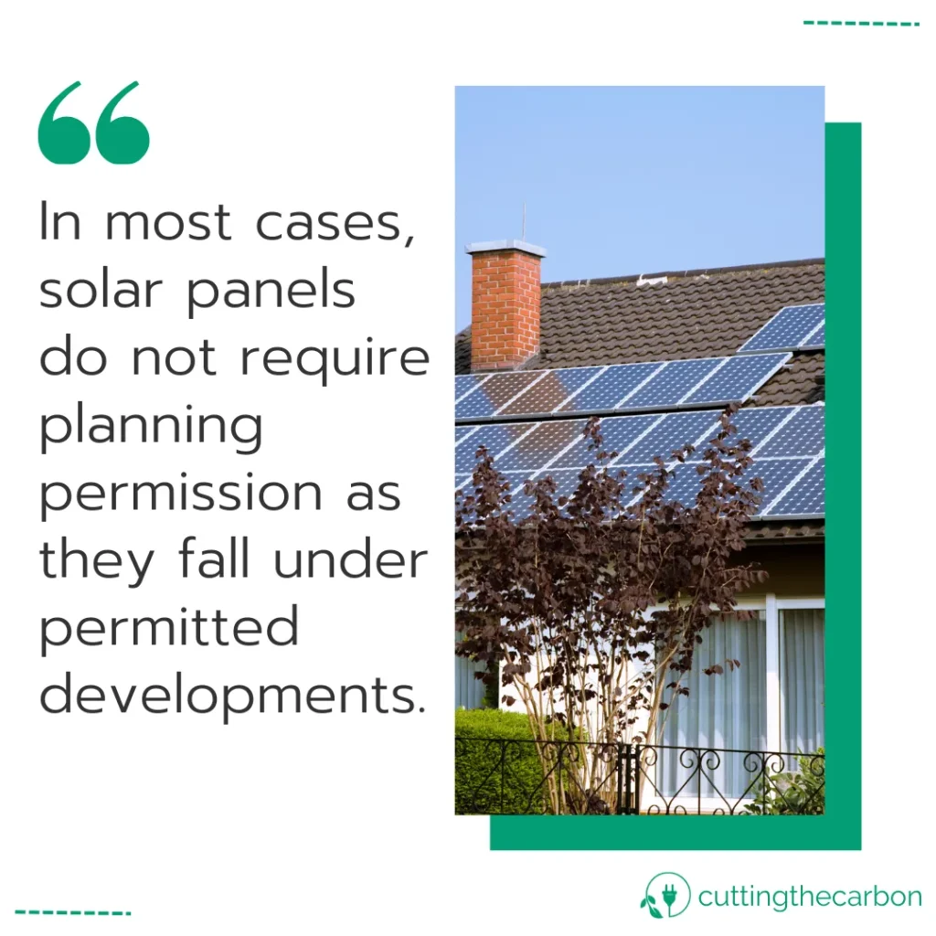 Do you need planning permission for solar panels UK?