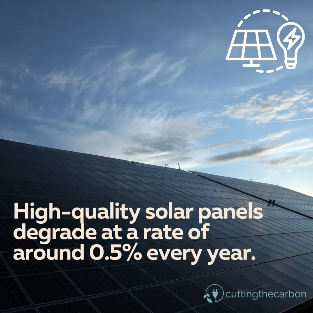 Solar panel life cycle