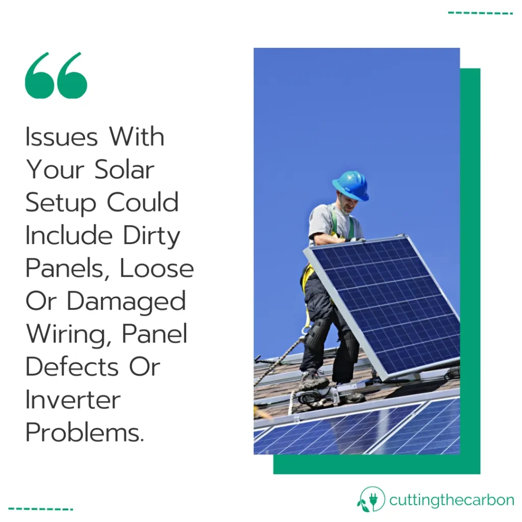 reasons your solar panel is not working